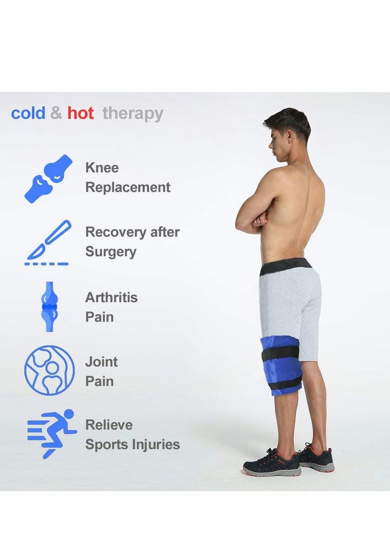 Excefore - Ice Pack for Knee Pain Relief, Reusable Gel Wrap Leg Injuries, Swelling, Replacement Surgery, Cold Compress Therapy Arthritis, Meniscus Tear and ACL - Image 1