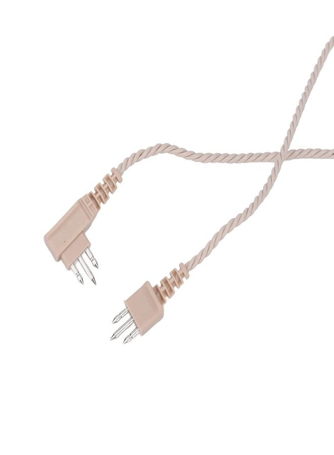 ايكا كابل مستقبل سماعة الأذن Aika ثلاثي الأطراف، سلك بديل لسماعة الأذن من طراز Pocket (عبوة من 10 قطع، أسود) - Image 4