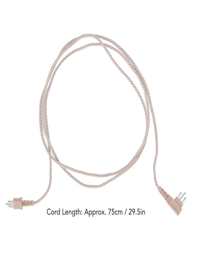 ايكا كابل مستقبل سماعة الأذن Aika ثلاثي الأطراف، سلك بديل لسماعة الأذن من طراز Pocket (عبوة من 10 قطع، أسود) - Image 5