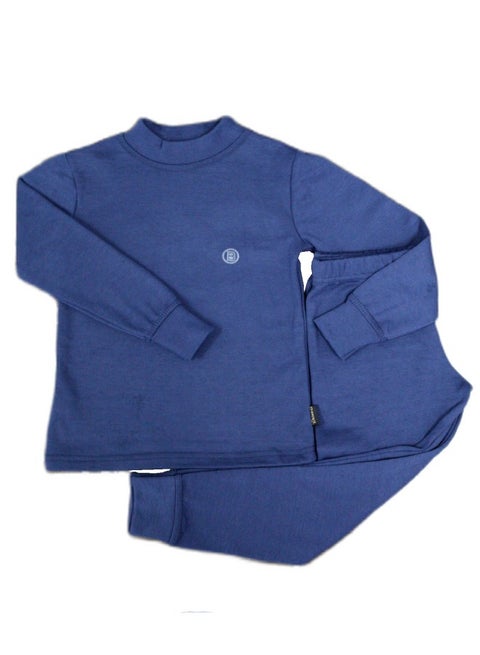 بجامة شتوي كحلي قبة وسط