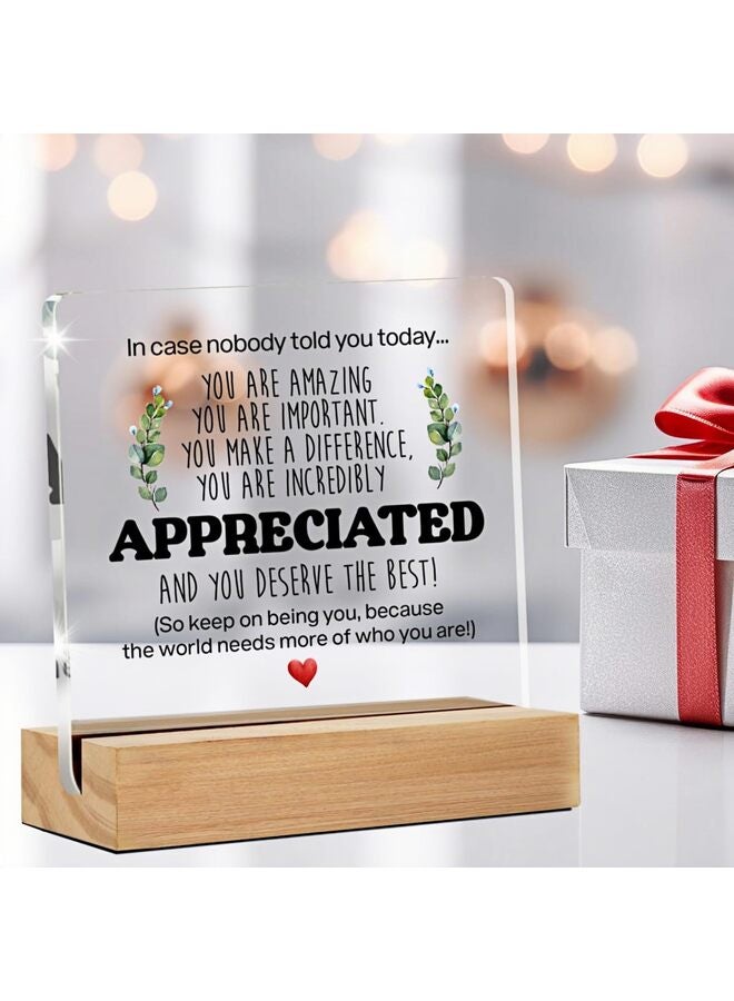 LAMAY Funny Office Desk Sign - Humor Work Forecast Clear Acrylic Decorative Sign for Cubicle (4 x 4 Inches) - Image 3