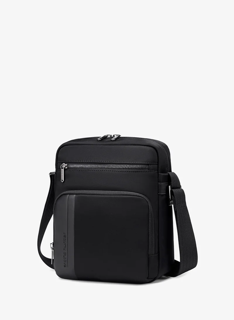 ARCTIC HUNTER 9.5-inch Anti-Theft Sling Bag Water Repellent Durable Stylish Crossbody Bag with Multiple Compartments for Casual/ Daily/ Travel, KB00831, Black