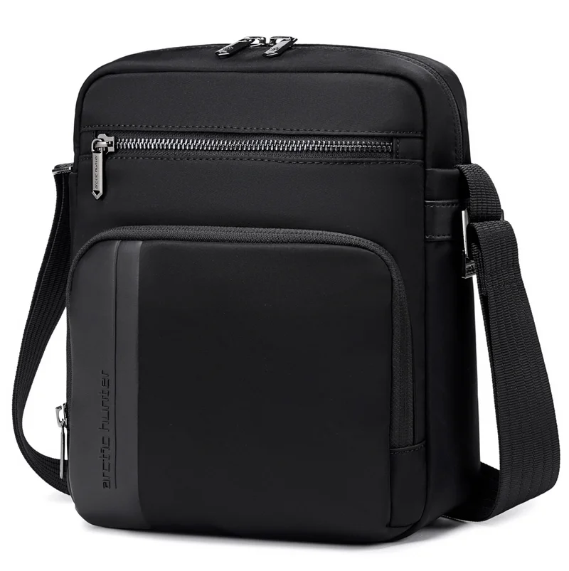 ARCTIC HUNTER Anti-Theft Sling Bag Water Repellent Durable Stylish Crossbody Bag with Multiple Compartments for Casual/ Daily/ Travel, KB00831, Black