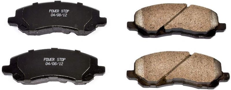 POWERSTOP Power Stop 16-866 Z16 Evolution Front Ceramic Brake Pads For Chrysler 200 Sebring Dodge Avenger Caliber Stratus Jeep Compass Patriot Mitsubishi Eclipse Galant Lancer Outlander [Application Specific] - Image 3