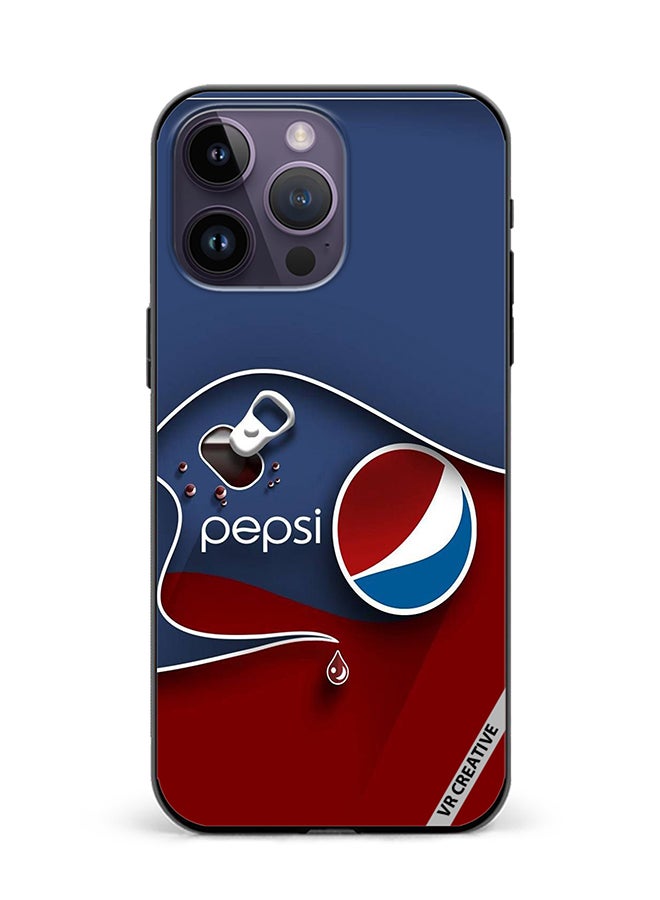 VR CREATIVE Protective Case Cover For Apple iPhone 16 Pro Max Pepsi Design Multicolour