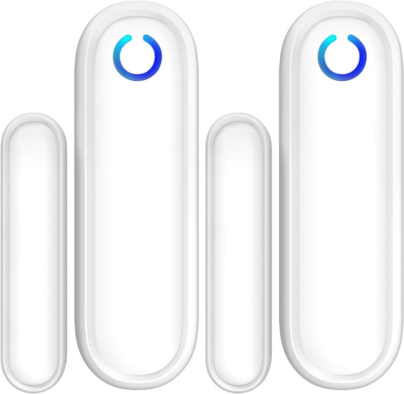 Fosmon 2 Pack WaveLink 51018HOM Add-On Door Contact Sensor Unit (No Receiver) - White - Image 1