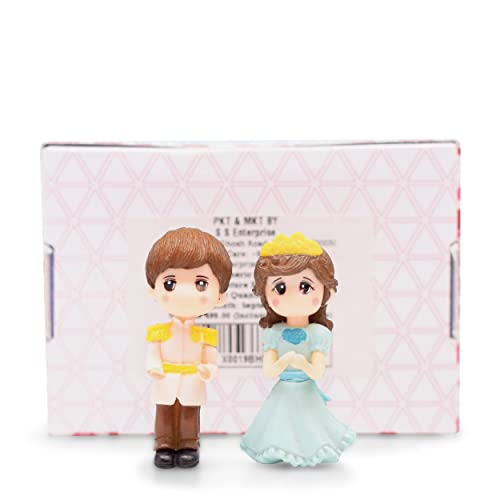 iDream Cute Couple Resin Showpiece Miniature – Romantic Love Figurine for Home Décor, Gift for Valentine, Anniversary, Birthday, Desk & Table Decoration (Blue) - Image 5
