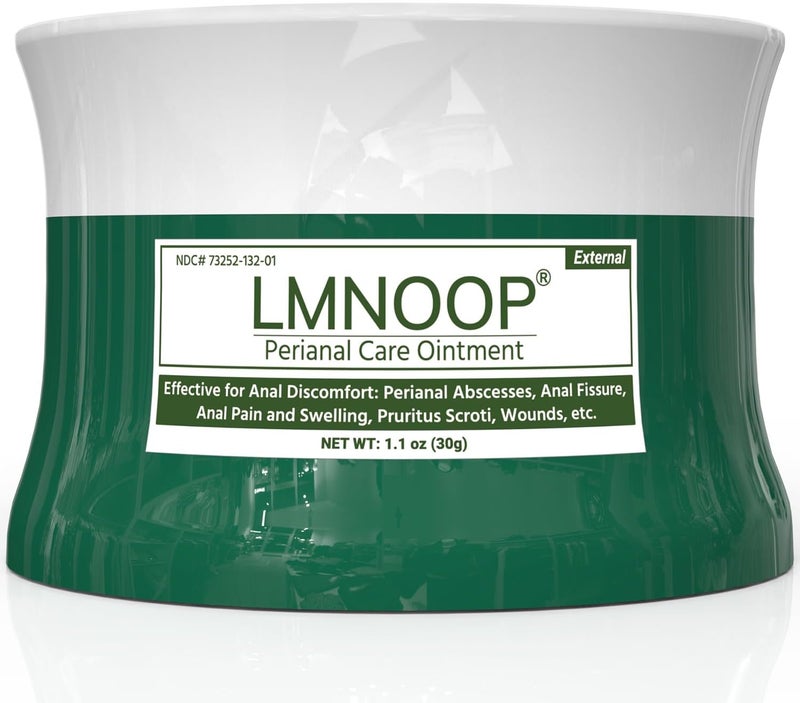 LMNOOP مرهم إصلاح المنطقة المحيطة بالشرج لعلاج الناسور الشرجي والشق الشرجي والخراج المحيط بالشرج تخفيف سريع من الألم والحرقان والحكة والتورم والنزيف والانزعاج الناتج عن حكة الفخذ أو البواسير - Image 1