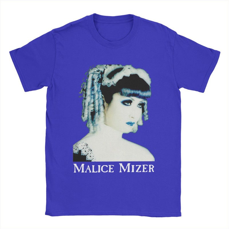 Band Malice Mizer T-Shirt For Men Novelty Cotton Tees Crew Neck - Image 1