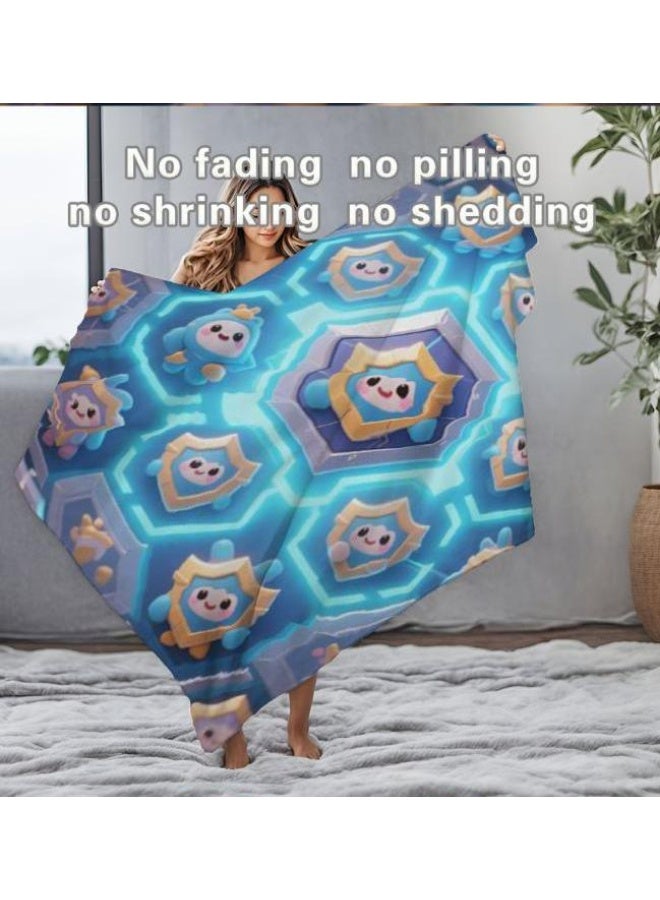 general Baby and children's cartoon flannel thin blanket (warm and comfortable, suitable for sleep, game use) 70cm*100cm - Image 5