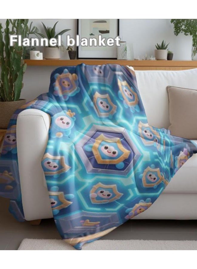 general Baby and children's cartoon flannel thin blanket (warm and comfortable, suitable for sleep, game use) 70cm*100cm - Image 3