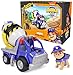 Rubble & Crew Rubble Crew Mixs Cement Mixer Toy Truck with Action Figure and Movable Construction Toys Kids Toys for Ages 3 and Up - Image 2