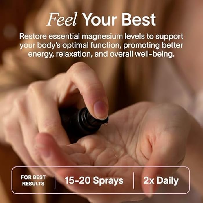 Ladywell Topical Magnesium Oil Spray | Mood, Cycle & Stress Support | PMS, PCOS, Fertility, Menopause, Hormone Balance, Cramps | Pure Magnesium Chloride, Science-Backed | Rapid Skin Absorption - Image 4