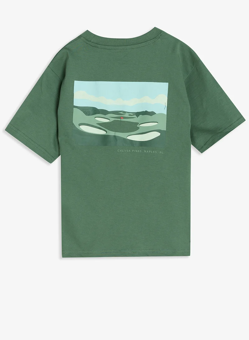 Ripples Boys Drop Shoulder Tee & Shorts Set