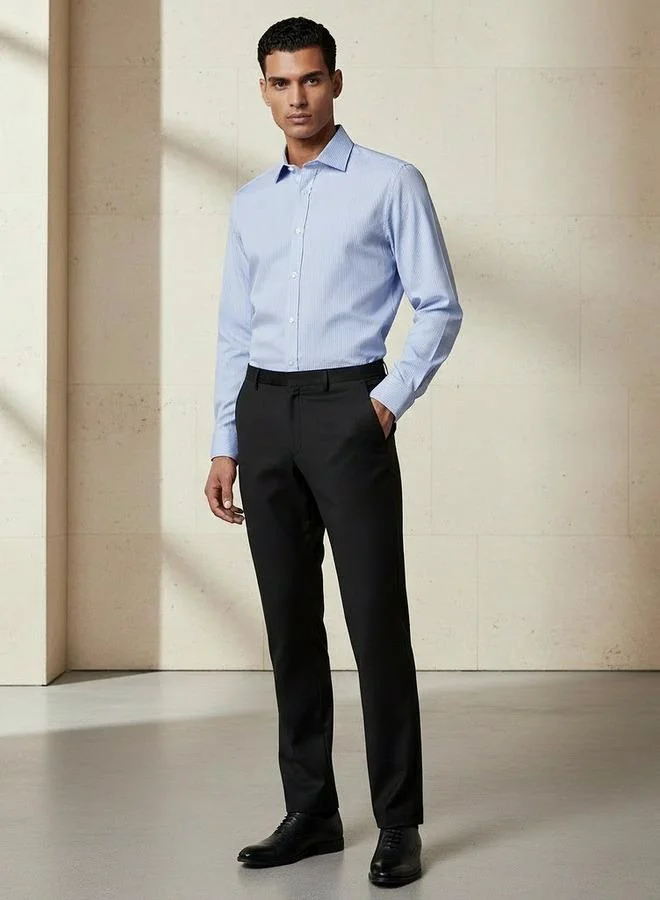 سبلاش فيڤ Men Straight Fit Formal Trousers