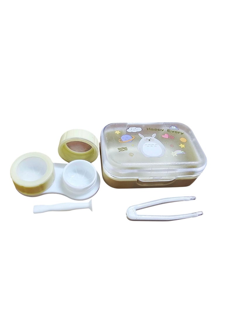 Portable Contact Lens Case – Compact & Practical Design – Random Colors - Image 1