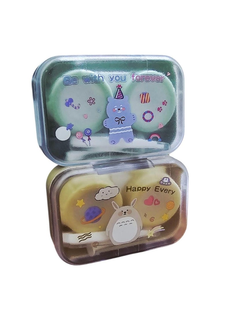 Portable Contact Lens Case – Compact & Practical Design – Random Colors - Image 3