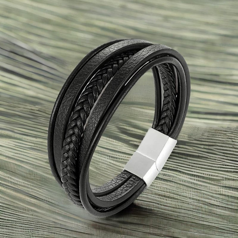Vientiq Leather Bracelet For Men - Image 4