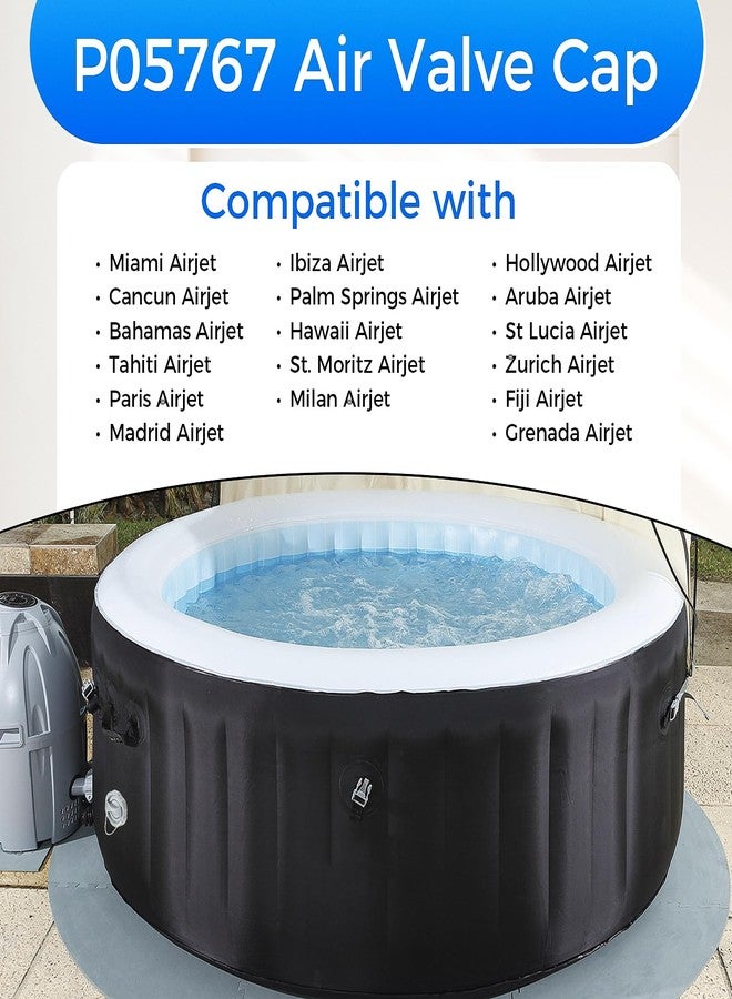 Lemfema P05767 Air Valve Cap, Replacement One-Way Air Valve Cover, Compatible with Cole-Man, BAHA-mas Airjet, Salu-spa, Lay Z Spa Inflatable Hot Tub - Image 4