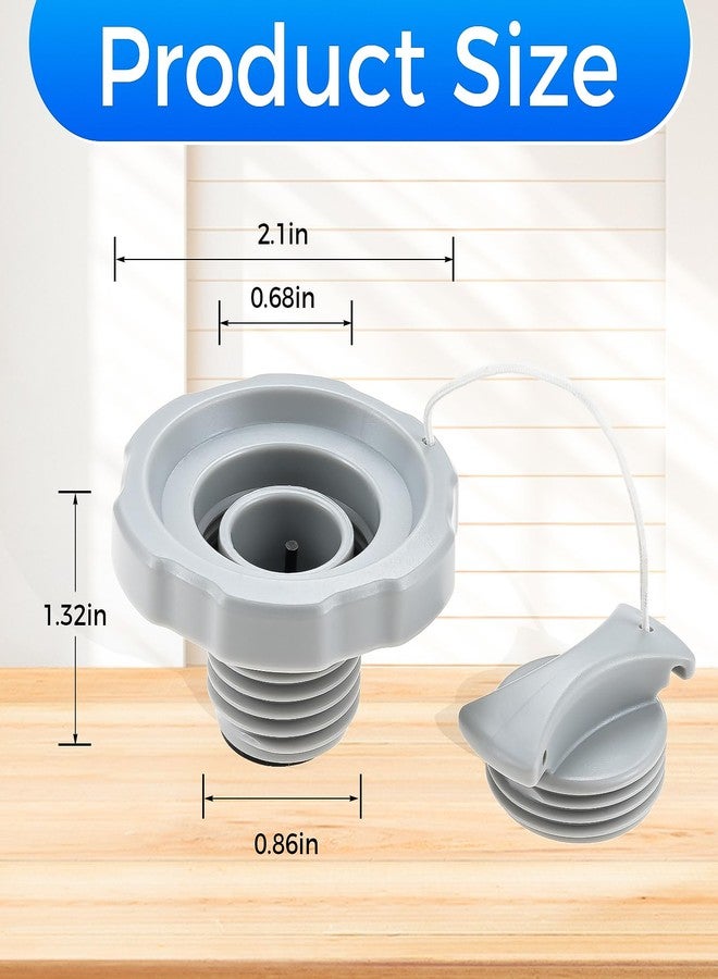 Lemfema P05767 Air Valve Cap, Replacement One-Way Air Valve Cover, Compatible with Cole-Man, BAHA-mas Airjet, Salu-spa, Lay Z Spa Inflatable Hot Tub - Image 2
