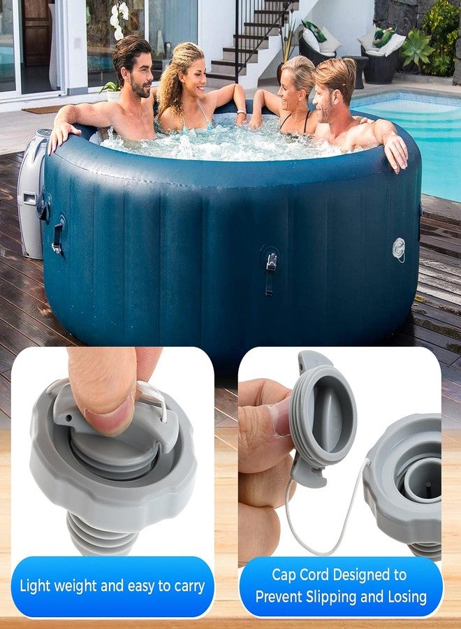 Lemfema P05767 Air Valve Cap, Replacement One-Way Air Valve Cover, Compatible with Cole-Man, BAHA-mas Airjet, Salu-spa, Lay Z Spa Inflatable Hot Tub - Image 5