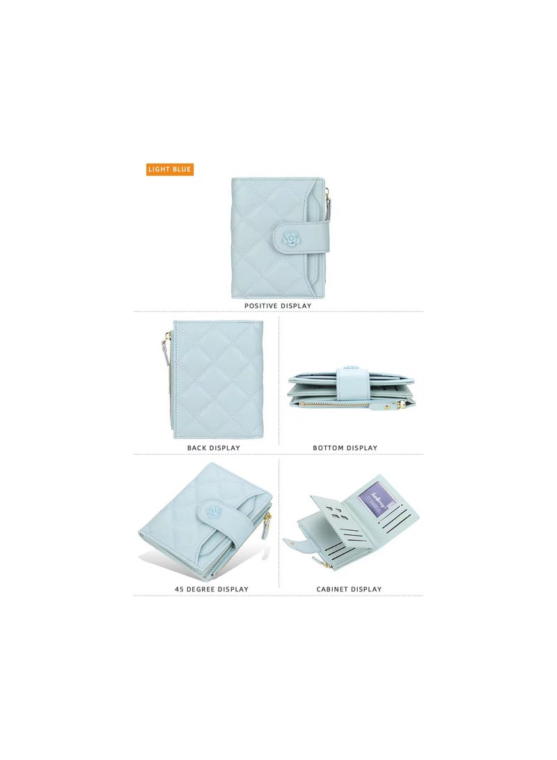 baellerry محفظة جلدية زرقاء - Image 2