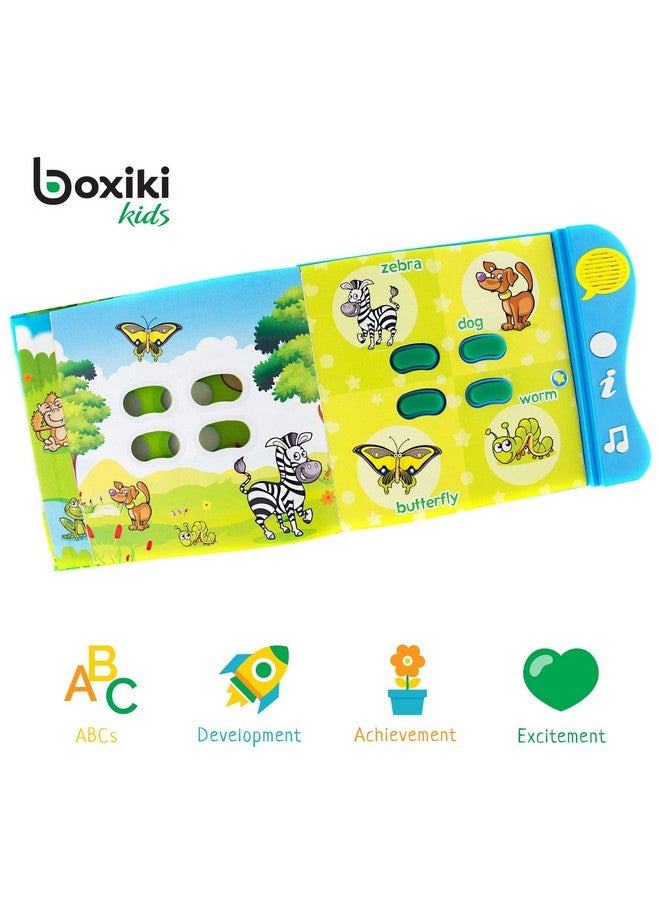 بوكسيكي كيدز كتاب أصوات الحيوانات: ألعاب للأطفال بعمر سنة واحدة، كتب للأطفال الصغار، كتب للأطفال بعمر سنتين | تعلم القراءة والكتابة | كتب للأطفال من عمر سنة إلى ثلاث سنوات | ألعاب تعليمية أساسية للأطفال بعمر سنة فأكثر - Image 3
