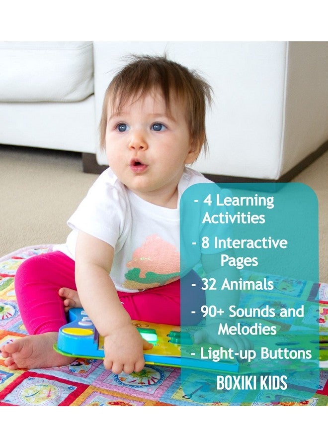 بوكسيكي كيدز كتاب أصوات الحيوانات: ألعاب للأطفال بعمر سنة واحدة، كتب للأطفال الصغار، كتب للأطفال بعمر سنتين | تعلم القراءة والكتابة | كتب للأطفال من عمر سنة إلى ثلاث سنوات | ألعاب تعليمية أساسية للأطفال بعمر سنة فأكثر - Image 2