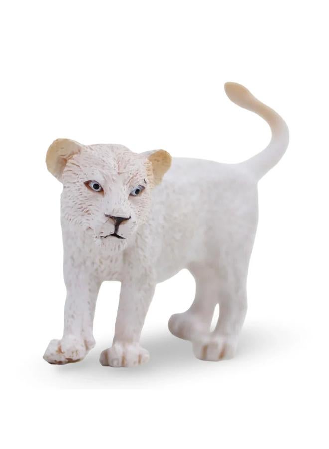 CollectA White Lion Cub Figurine - Image 1