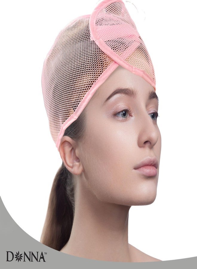 DONNA Mesh Wrap Hair Wrap for Sleep Elegant Silk Head Wraps for Black Women Breathable Mesh Wrap for Nighttime Hair Protection, Face Wash, Makeup Headbands BLACK Color, 1PC - Image 2