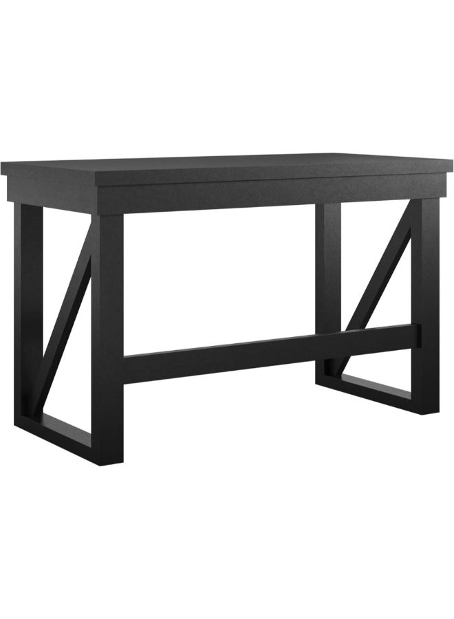 Ameriwood Home Crestwood 1-Drawer Rectangular Computer Desk Black 76 x 59.7 x 121 cm 7598872COM - Image 3