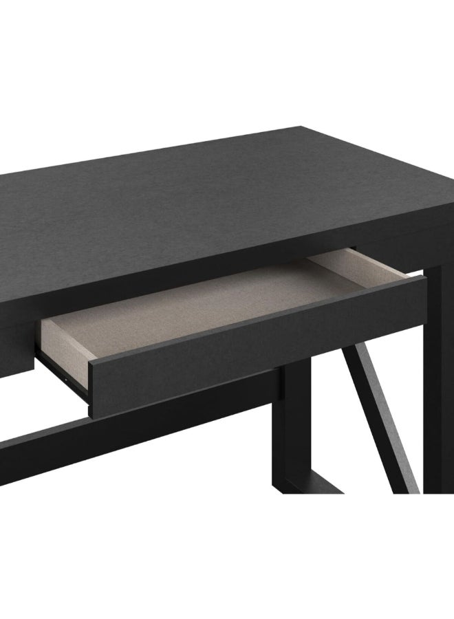 Ameriwood Home Crestwood 1-Drawer Rectangular Computer Desk Black 76 x 59.7 x 121 cm 7598872COM - Image 5
