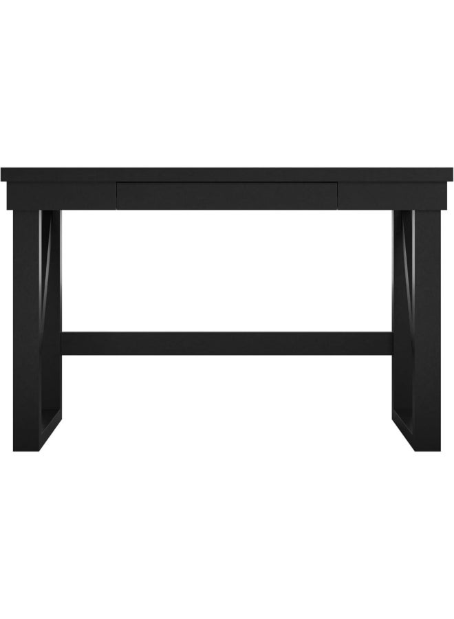 Ameriwood Home Crestwood 1-Drawer Rectangular Computer Desk Black 76 x 59.7 x 121 cm 7598872COM - Image 2