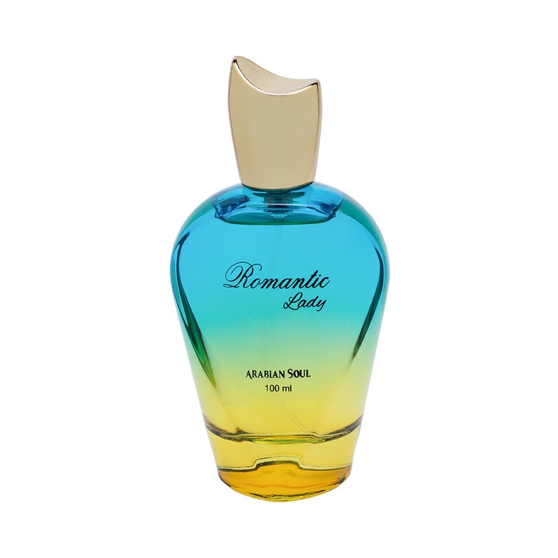 Arabian Soul Romantic Lady 100ml Unisex Perfume | Fruity Floral Luxury Fragrance with Rose, Passion Fruit, Melon, Amber & Vanilla | Long Lasting Elegant Scent - Image 1