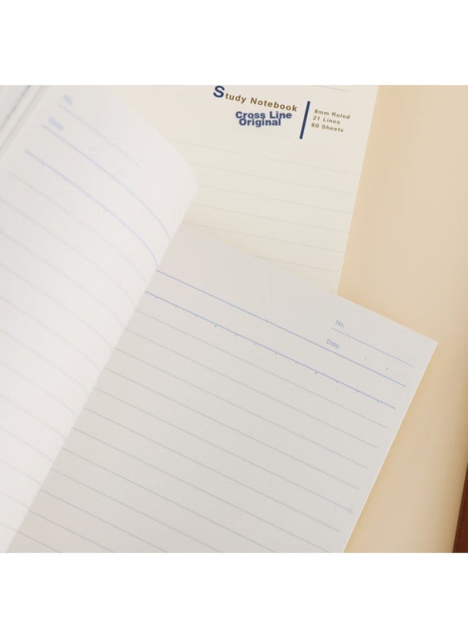 Kokuyo Campus Study Notebook, 8mm Ruled, Homework And Note-taking Notebook, A5 Size, 40 Pages, 3 Books, Wcn-cnb3457 - Image 2