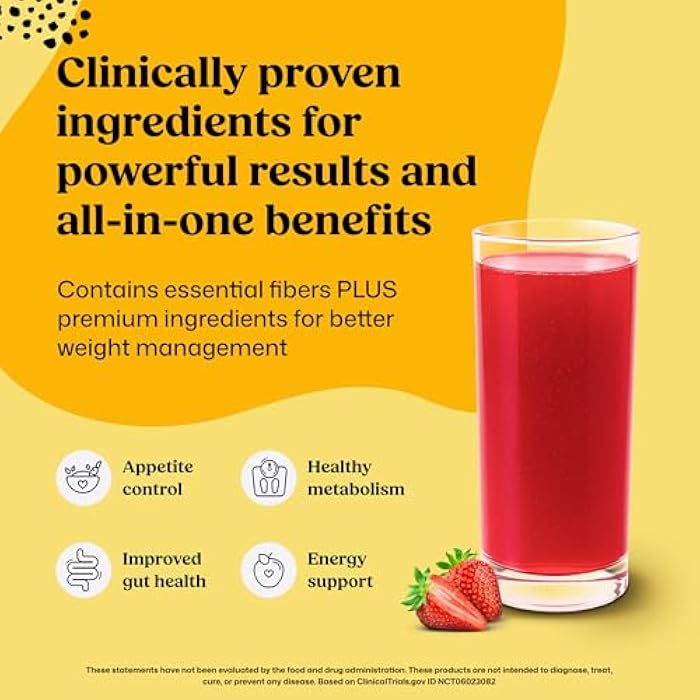 ColonBroom Premium Weight Management Supplement (Strawberry, 30 Servings) - Colon Broom Psyllium Husk Fiber Powder Drink - Gluten Free, Non-GMO Colon Cleanse for Bloating Relief & Gut Health - Image 2