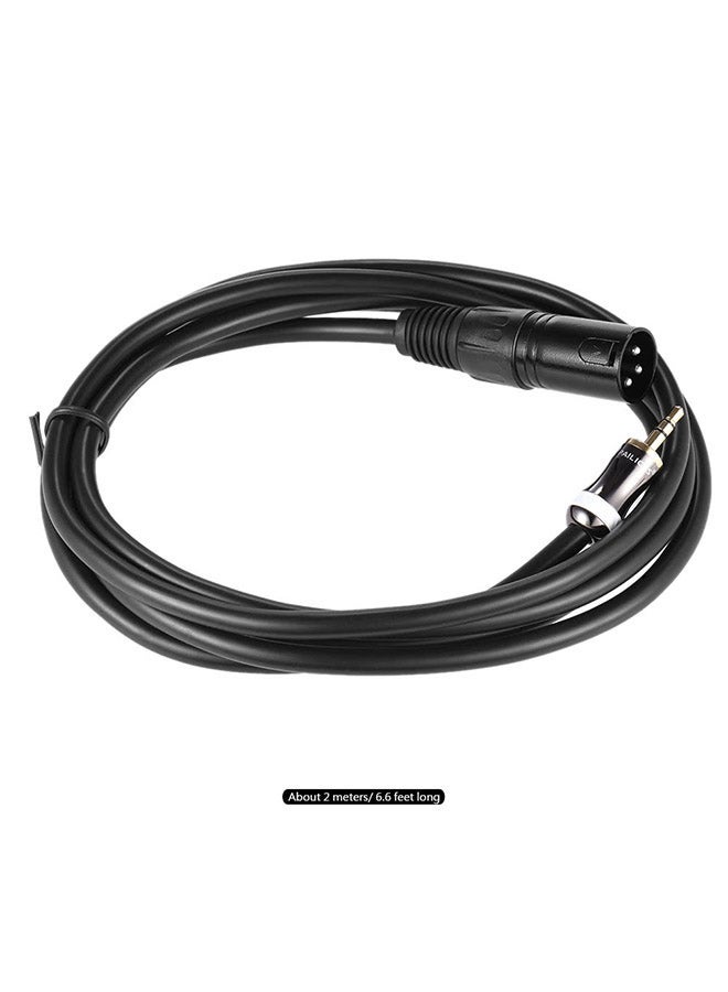 NIBEMINENT XLR Male Audio Cable For Computer Mixing Console Black  - Image 3