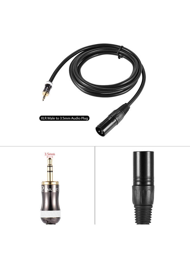 NIBEMINENT XLR Male Audio Cable For Computer Mixing Console Black  - Image 2