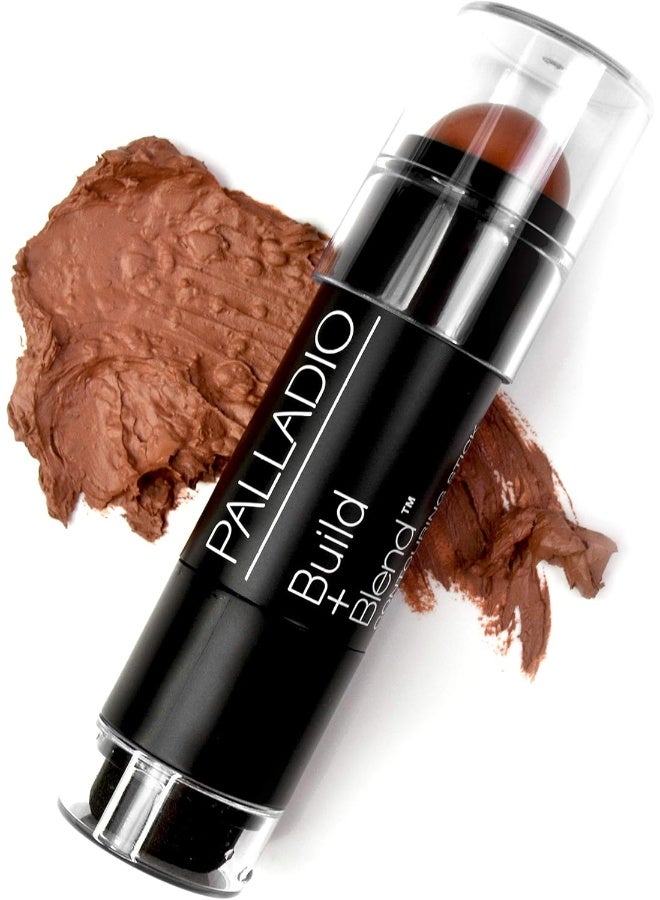 PALLADIO Pal Build+Blend Contouring Stick Amber Glow - Image 2