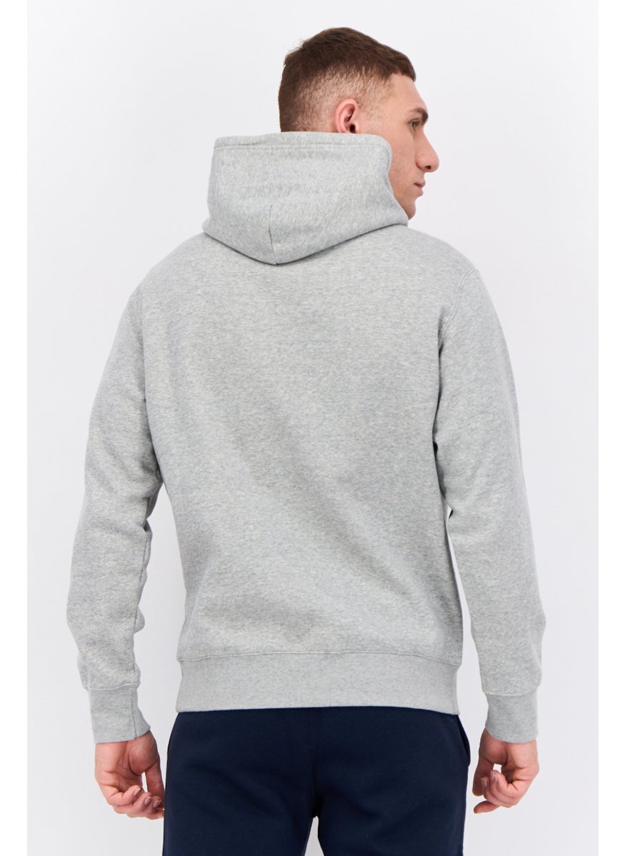Champion Men Sportswear Fit Long Sleeves Outdoor Sweatshirt, Grey  - Image 3