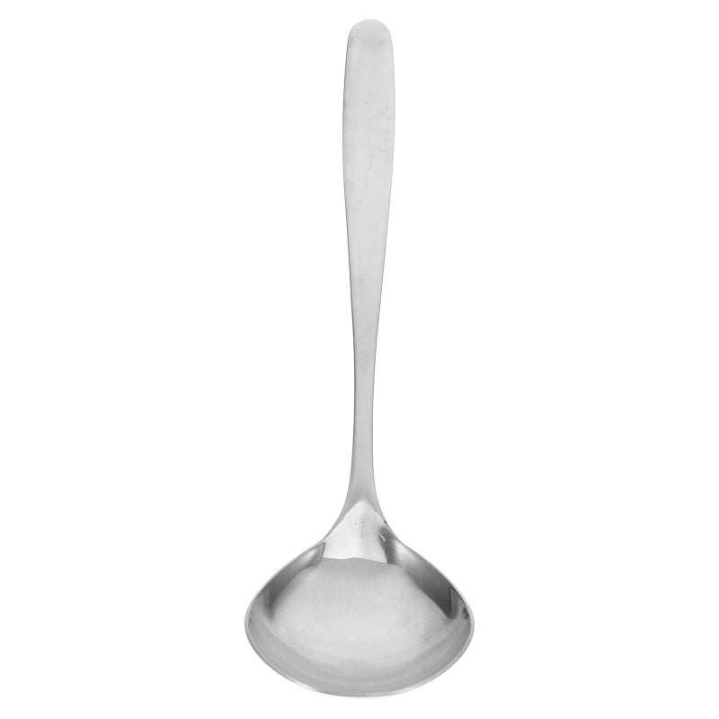 304 Stainless Steel Soup Ladle Long Handle Deep Spoon For Cooking Serving Ramen - Image 2