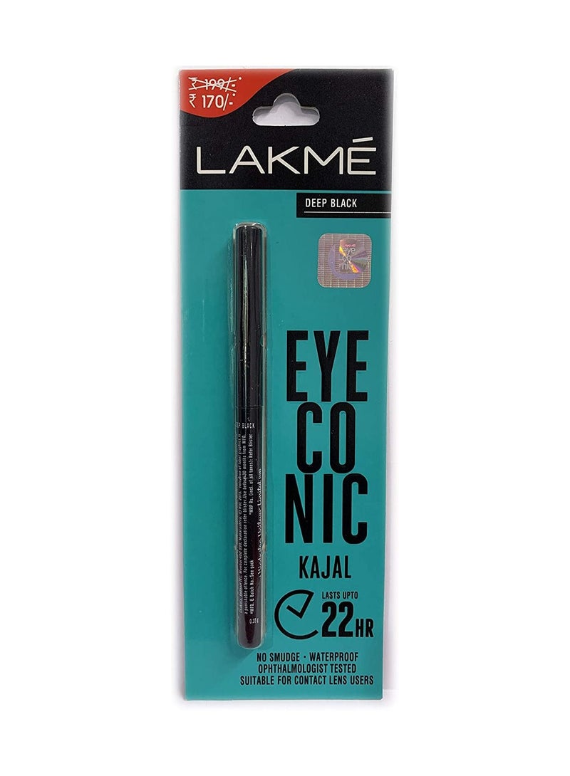 LAKME Pack Of 2 Eyeconic Kajal Black kajal - Image 1