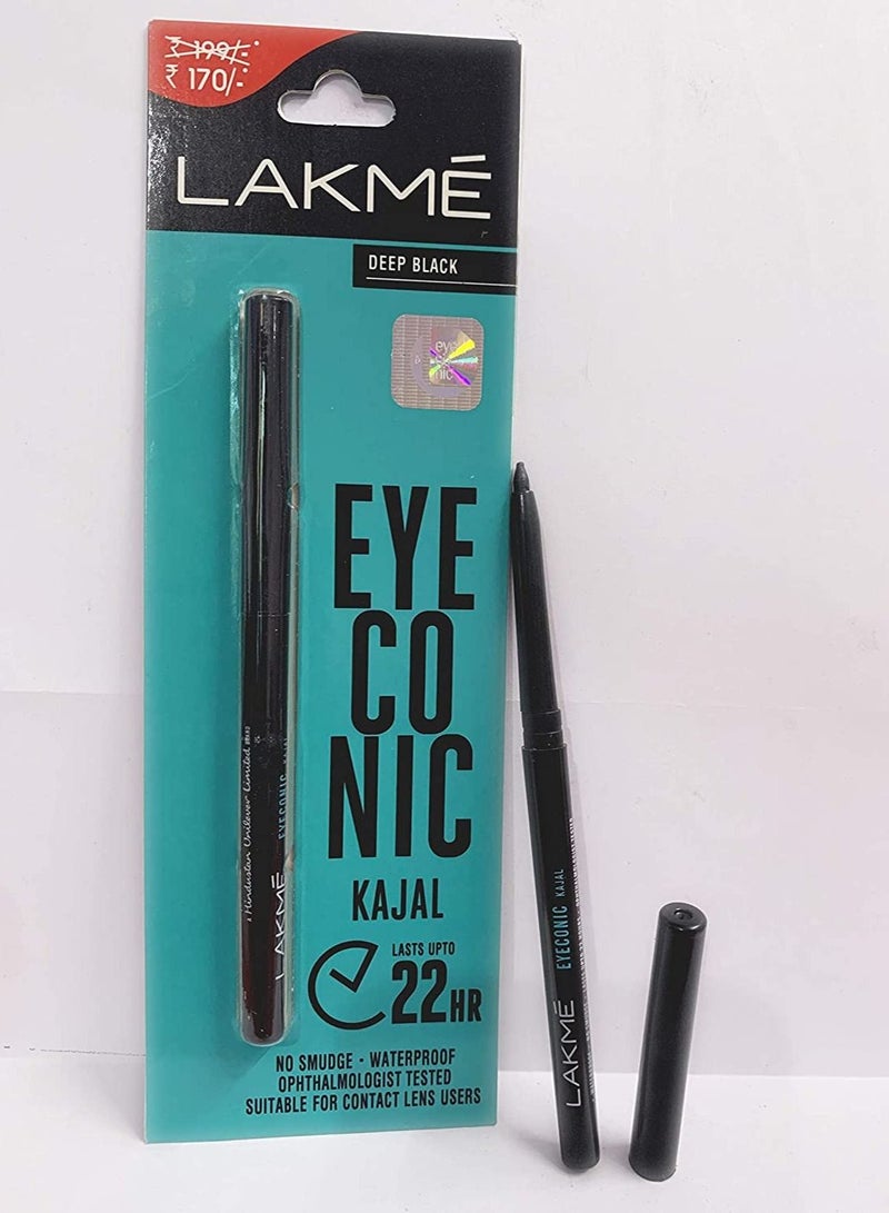 LAKME Pack Of 2 Eyeconic Kajal Black kajal - Image 3