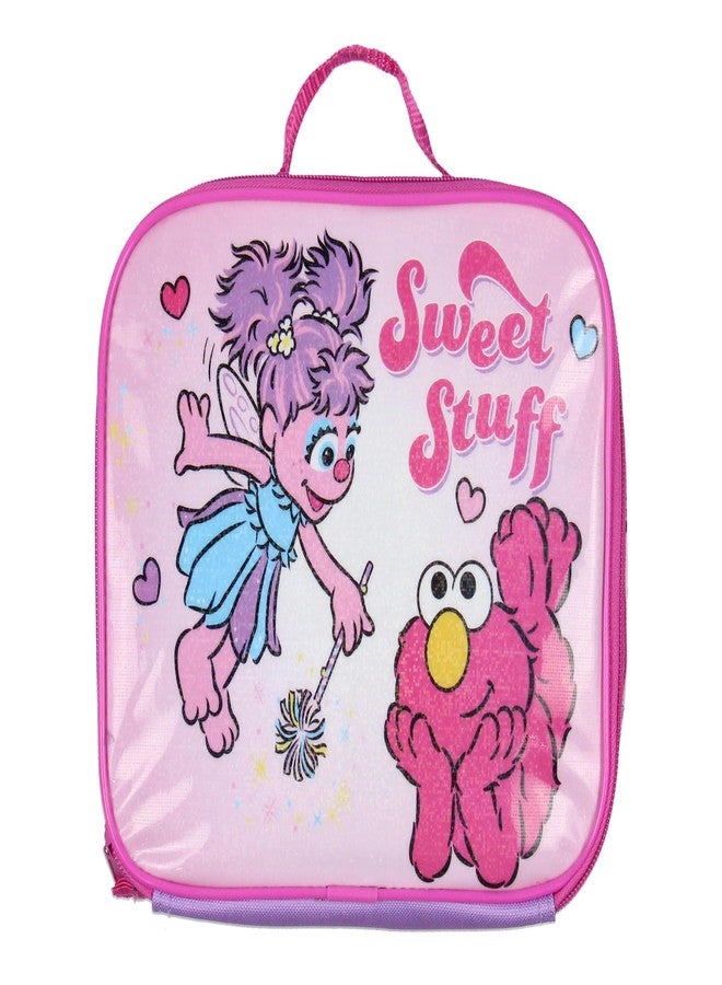 INTIMO Sesame Street Friends Elmo Abby Cadabby 3 PC Backpack Lunch Box Pencil Pouch, Elmo Abby, One Size - Image 5