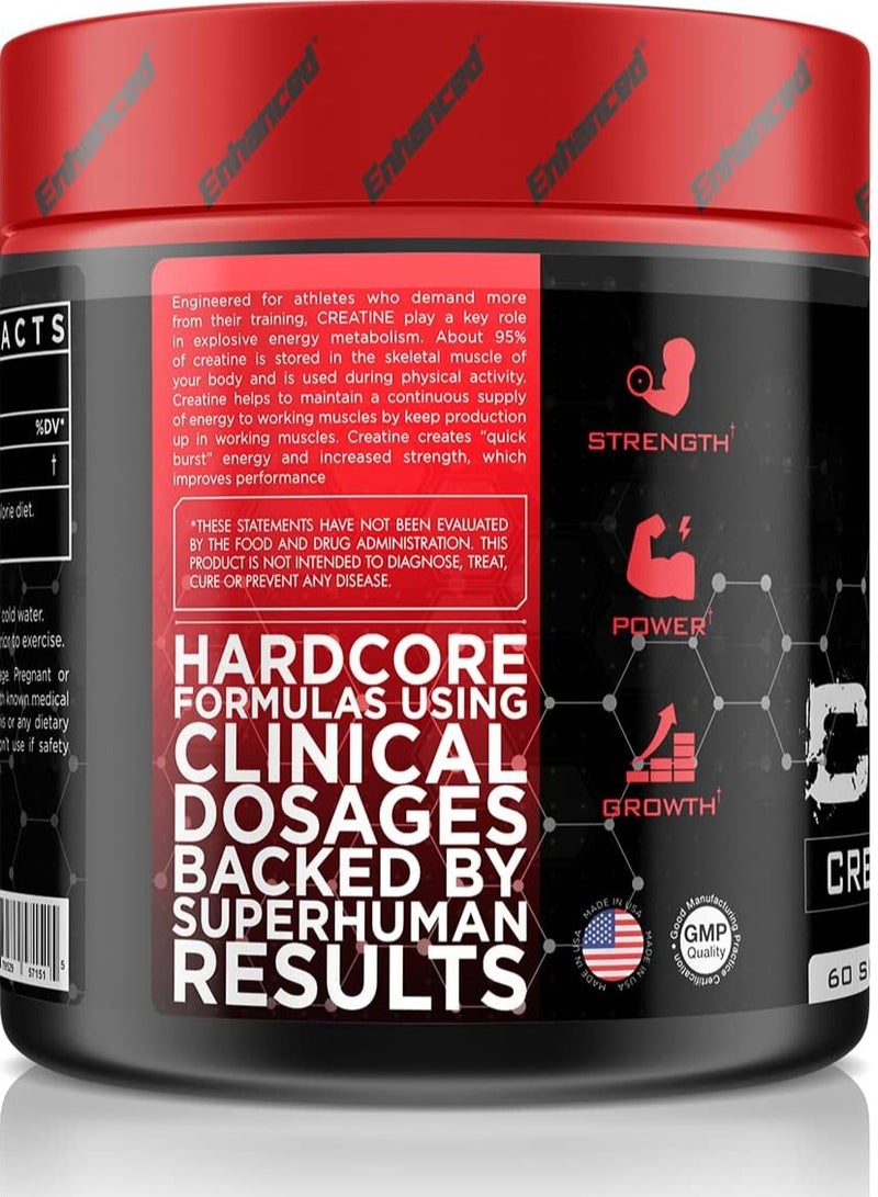 Enhanced Creatine Monohydrate 5000 mg 60 SERVINGS 300G - Image 2