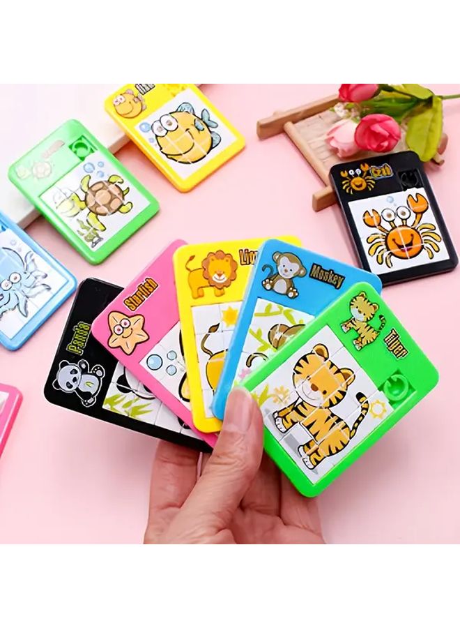 Animal Sliding Puzzle 16 Grid Maze Toy Colorful Cartoon Jigsaw Educational Game - Image 4