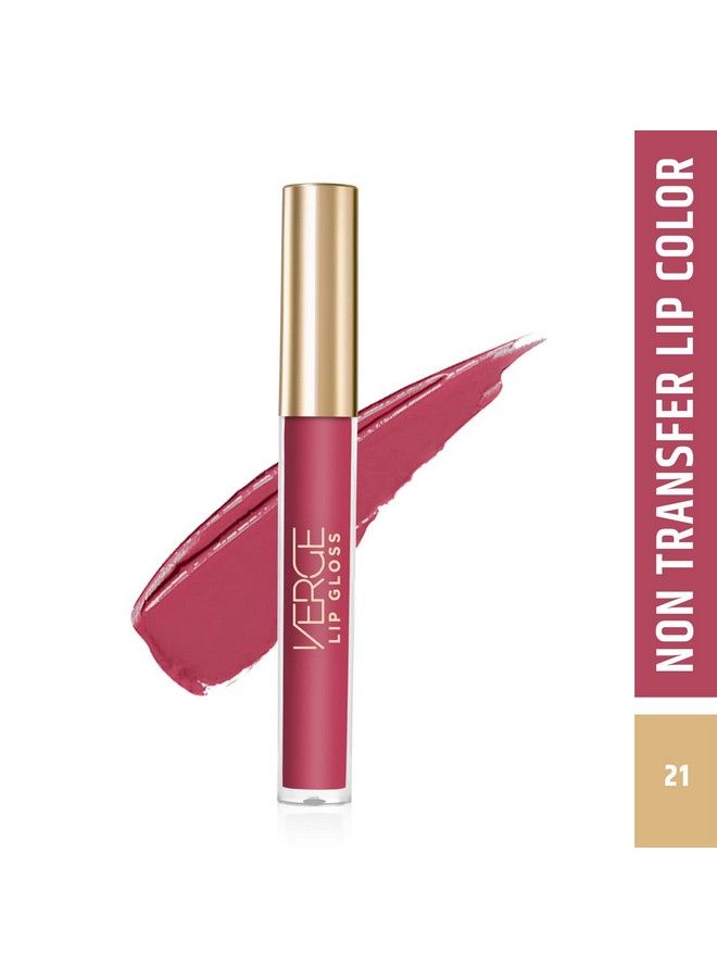 VERGE Color Smash Non Transfer Waterproof Liquid Lip Color (21) - Image 3