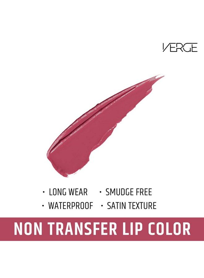 VERGE Color Smash Non Transfer Waterproof Liquid Lip Color (21) - Image 4