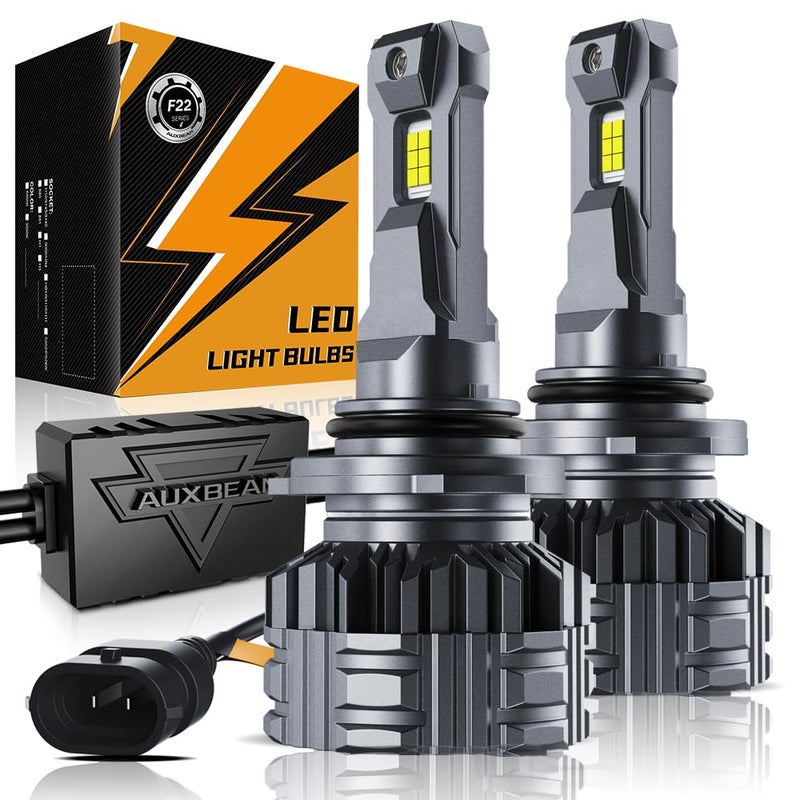 Auxbeam 9006 HB4 Fog Light, F22 Series 9006 Powersports, 6500K 110W 24000LM 700% Brighter 9006 Light For UTV ATV Offroad Vehicles - Image 1