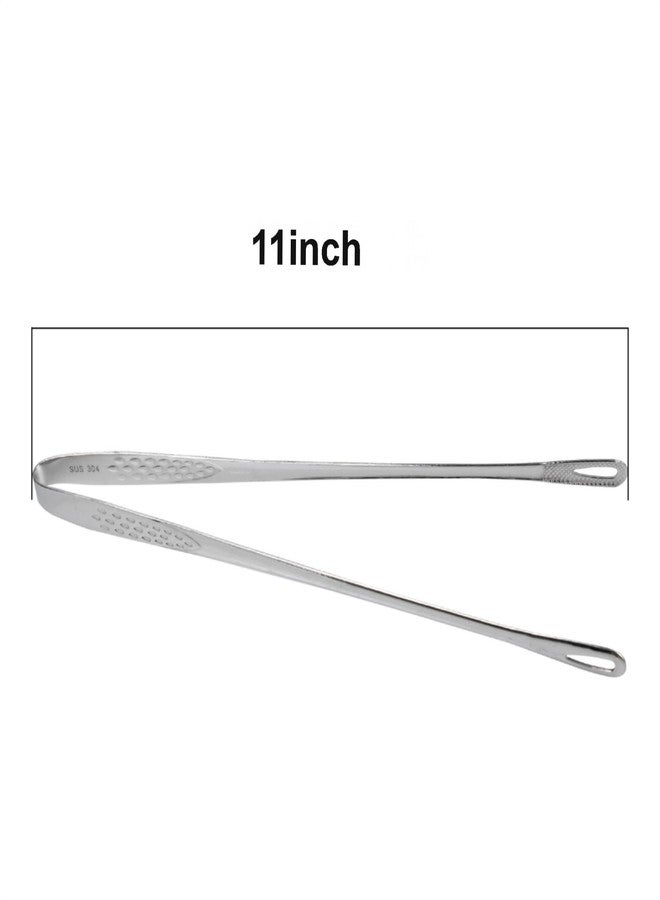 Septe 3 Pieces BBQ Tongs Stainless Steel Grill Tongs for cooking (11 Inches) - Image 2